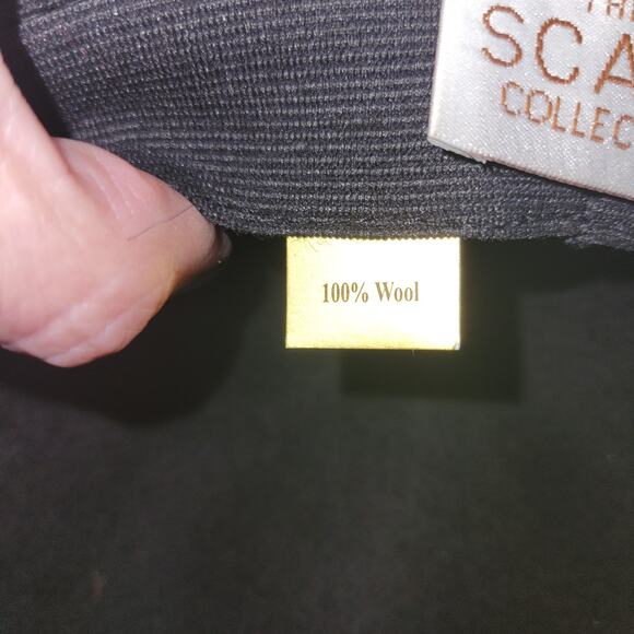 Women's Scala Hat 100% Wool USA Black - Picture 8 of 8